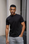 Capo Mercerised T-Shirt In Black