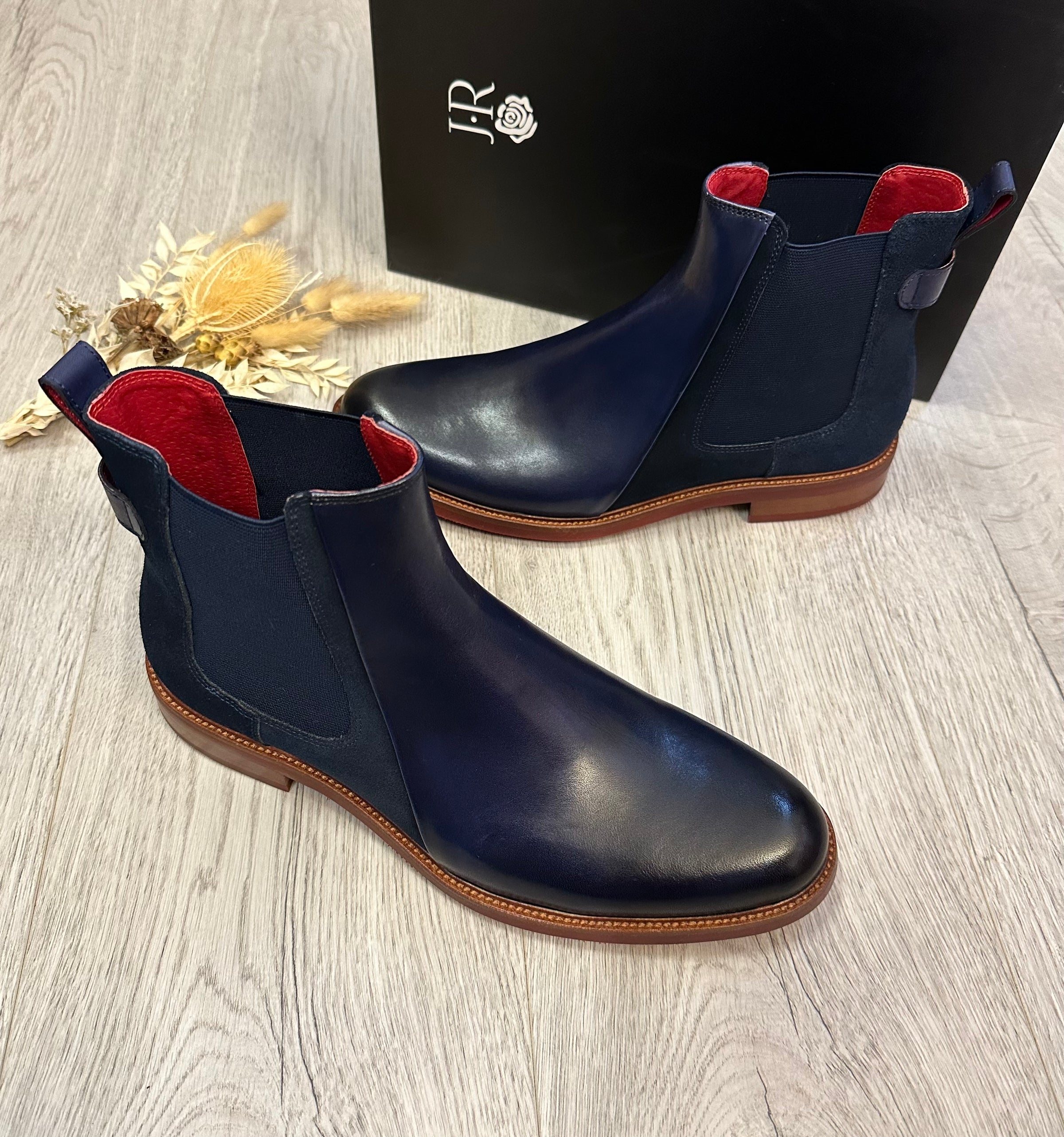 Justin Rees Luiz Boot In Navy