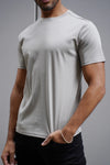 Capo Mercerised T-Shirt In Pebble