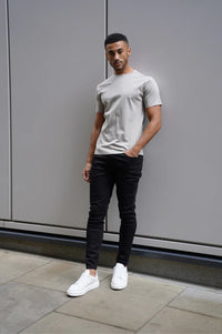 Capo Mercerised T-Shirt In Pebble