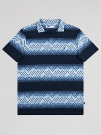 Mish Mash Breaker Polo Shirt In Navy