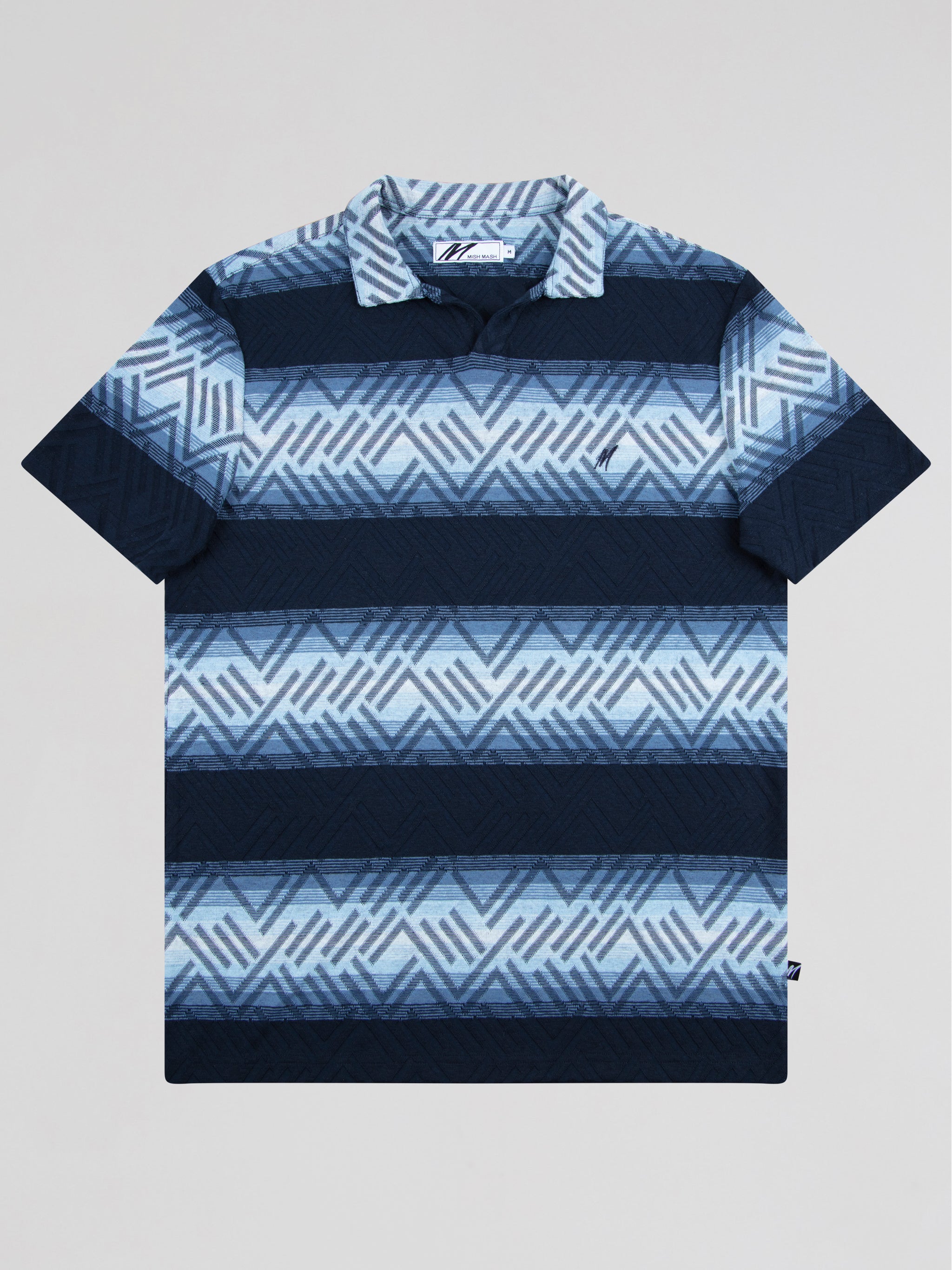 Mish Mash Breaker Polo Shirt In Navy