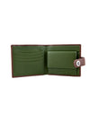 Dents Nappa Leather Bifold Wallet In English Tan/Olive
