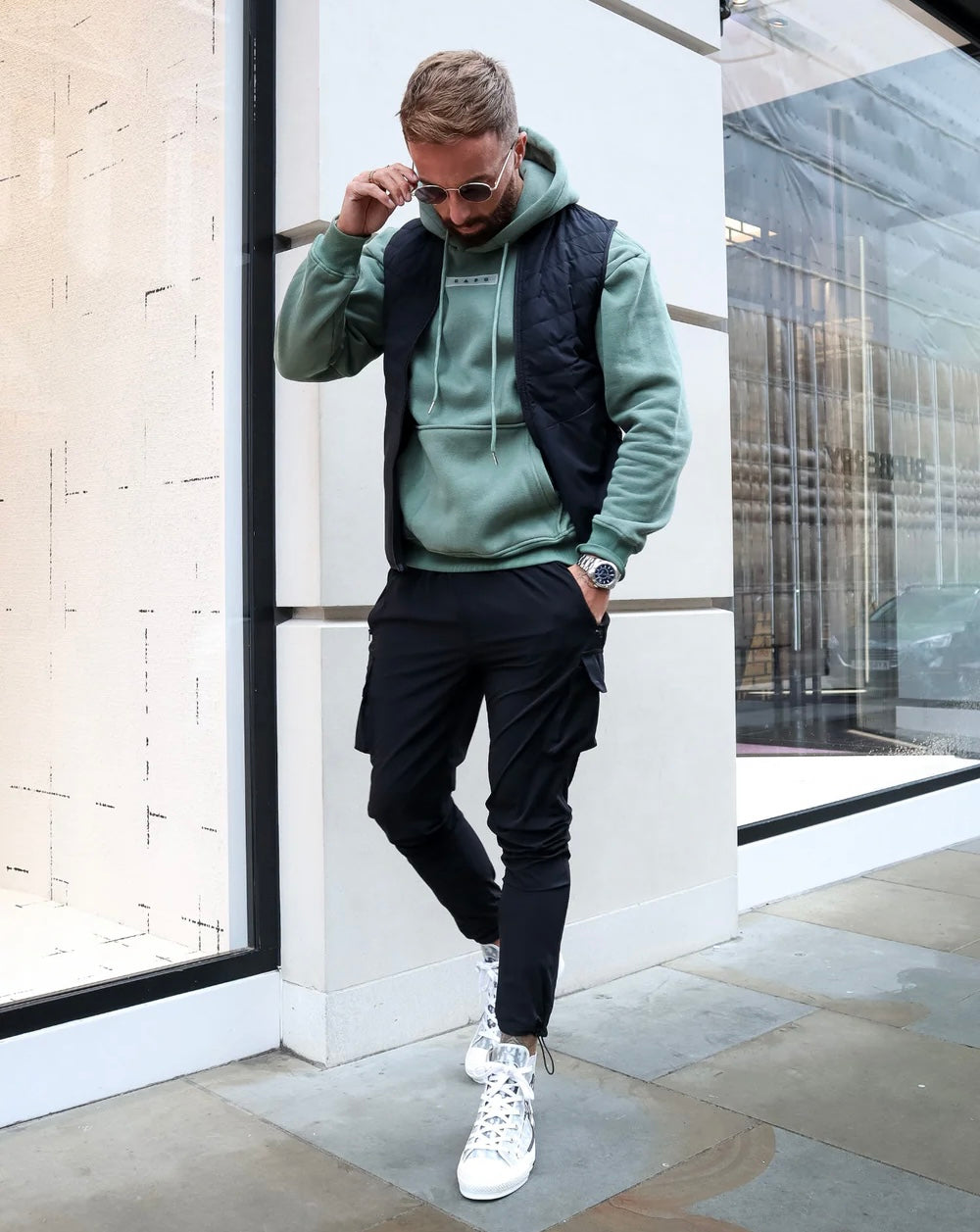 Capo Hybrid Gilet In Black