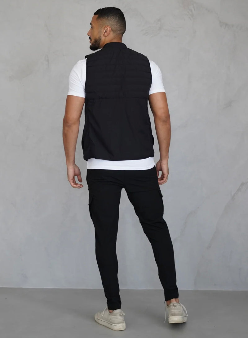 Capo Hybrid Gilet In Black