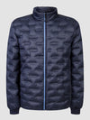 Mish Mash Padded Coat In Navy