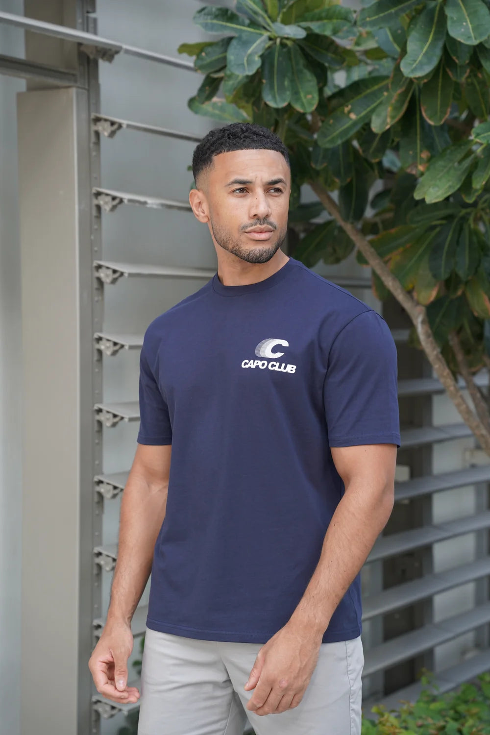 Capo Club Speed T-shirt In Navy/White