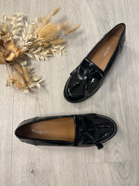 Laura Patent Loafers In Black