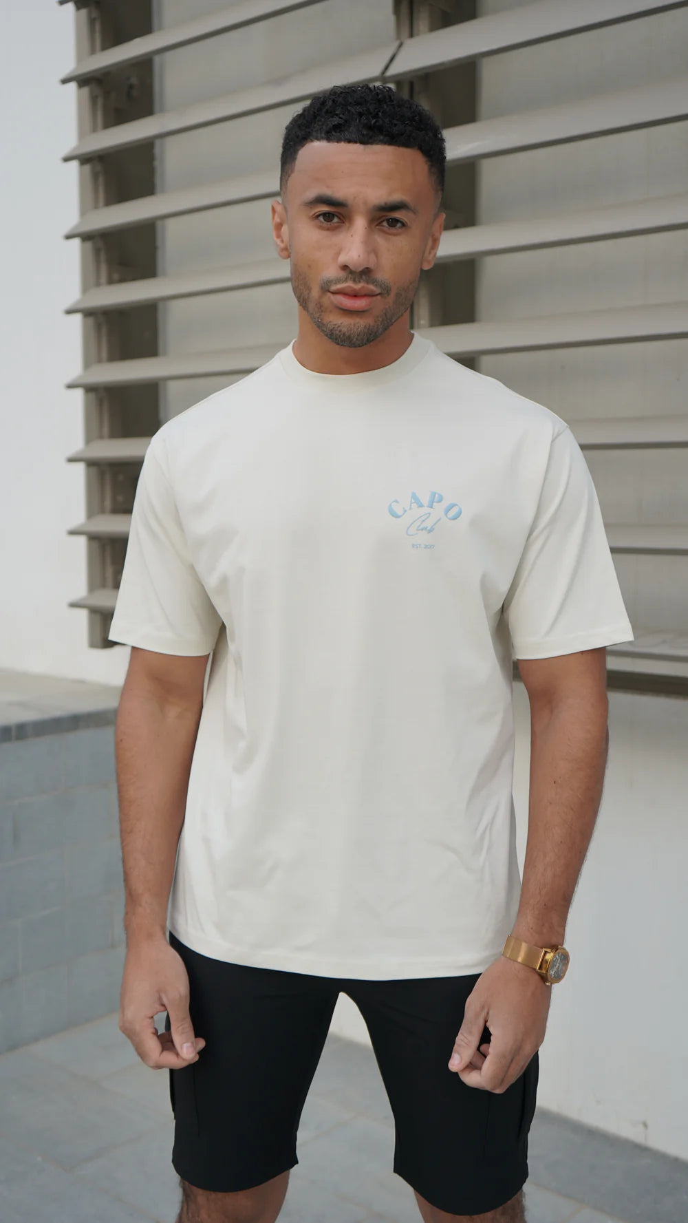 Capo Beach Club T-Shirt In Ecru