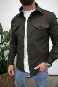 Capo Overshirt In Khaki