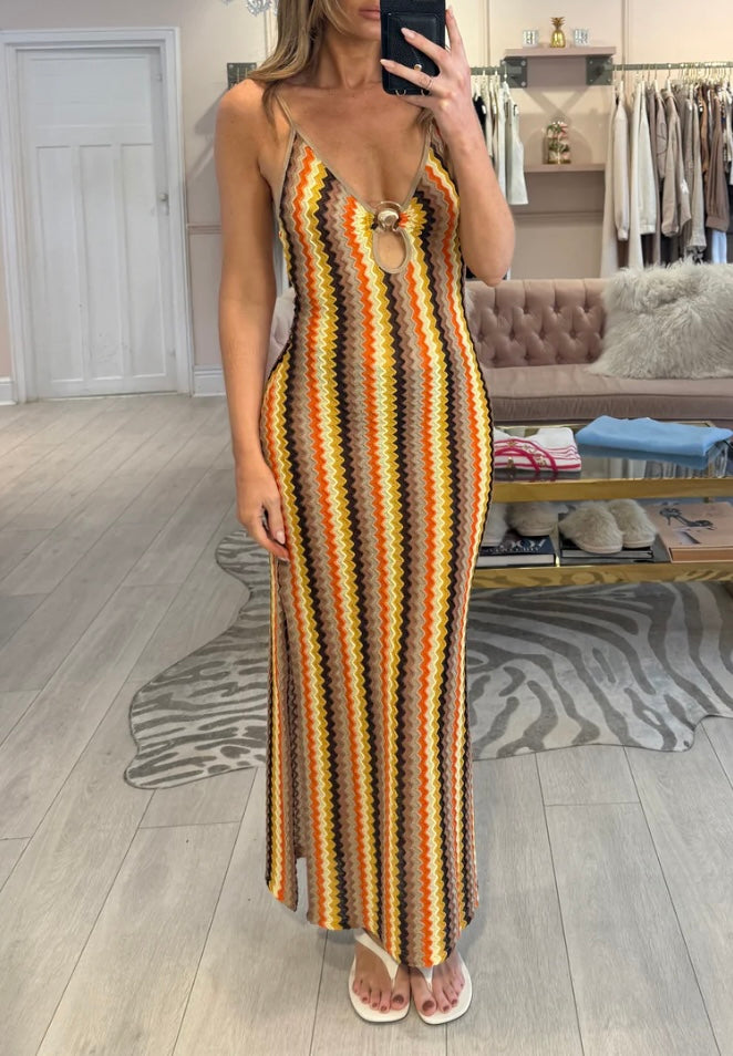 Tanya Dress In Taupe