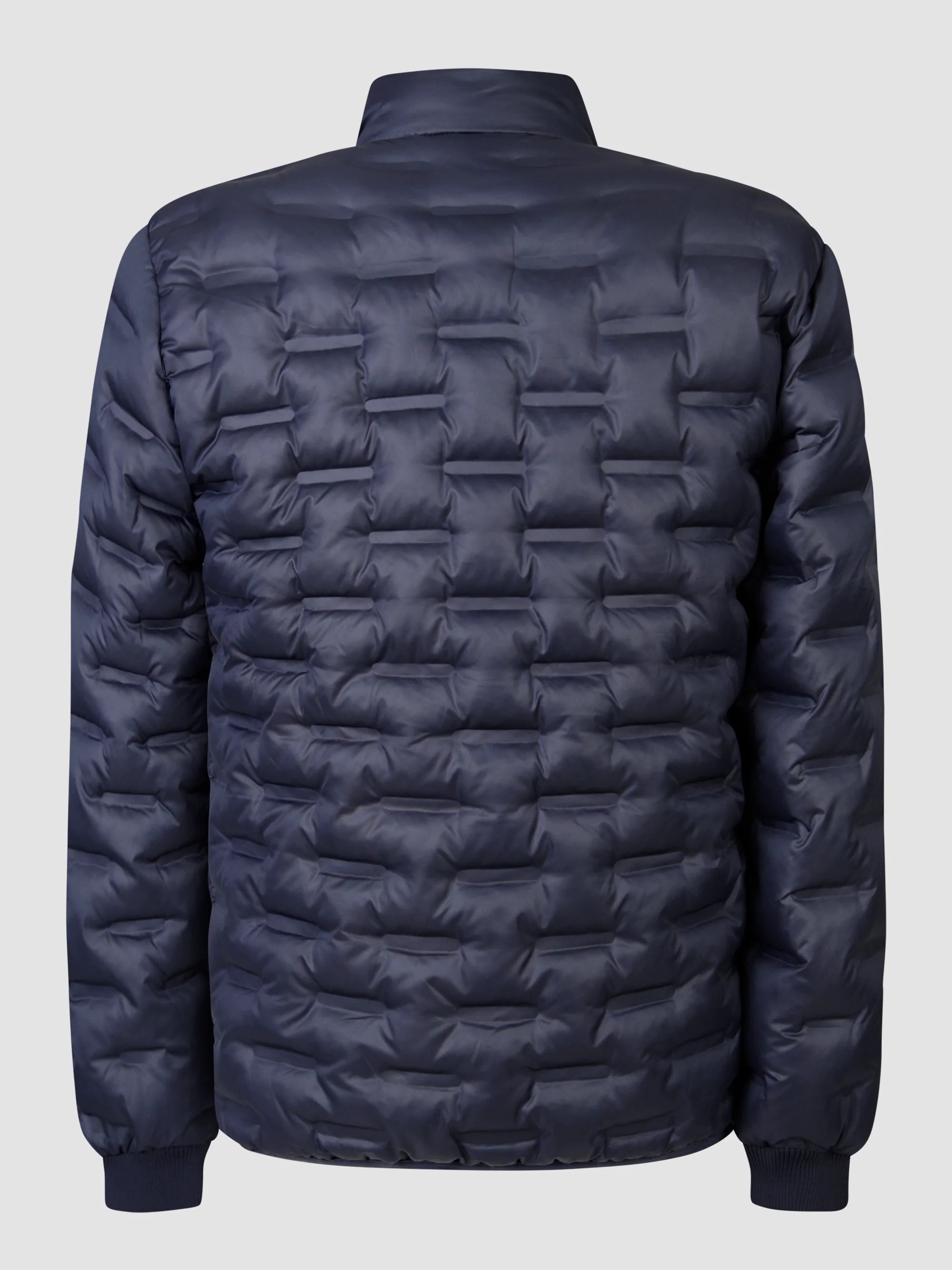 Mish Mash Padded Coat In Navy