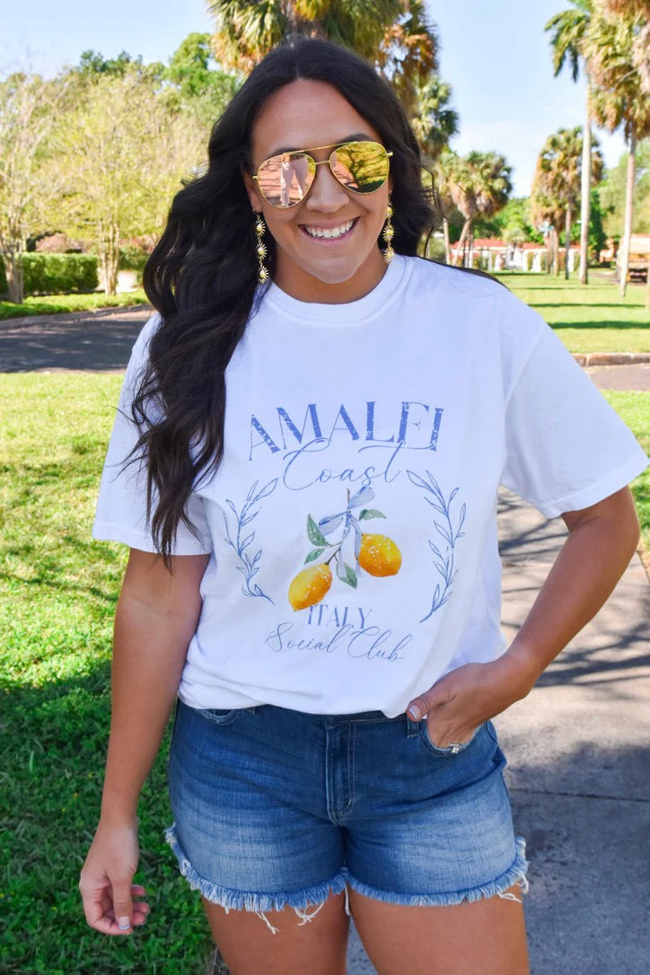 Amalfi Tee In White