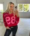 New York 89 Knit Jumper In Red