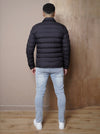 Capo Lightweight Padded Jacket In Black
