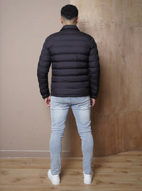 Capo Lightweight Padded Jacket In Black