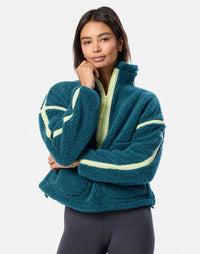 Gym Plus Coffee Industry Fleece In Deep Teal