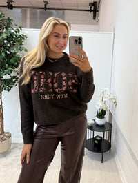Soho Jumper In Chocolate