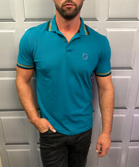 Mish Mash Raptor Polo In Teal