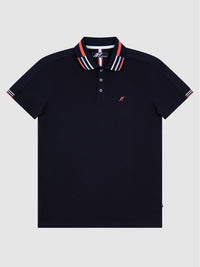 Mish Mash Finn Polo Shirt In Navy