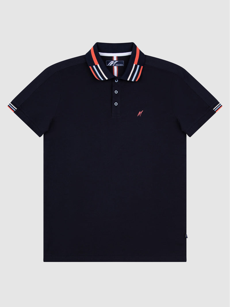 Mish Mash Finn Polo Shirt In Navy