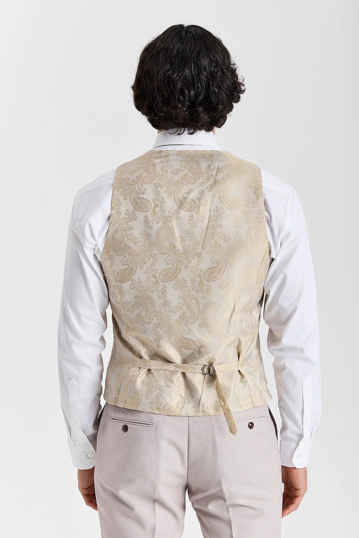 Paul Andrew Mayfair Waistcoat In Stone