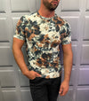 Guess Floral T-Shirt in Tie Dye
