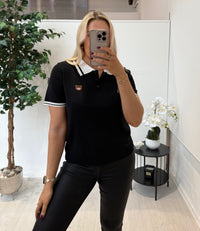 Teddy Polo In Black