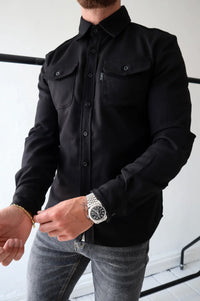 Capo Overshirt In Black