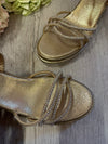 Pia Rossini Wedges In Gold