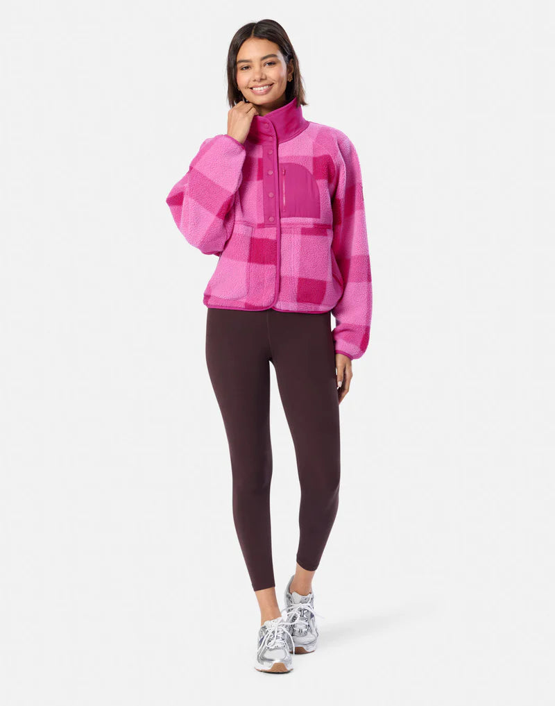Gym Plus Coffee Horizon Jacket In Gingham Print