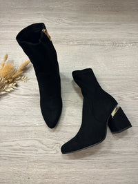 Stella Sock Boots in Black
