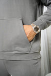 Capo Tracksuit Overhead Hoodie In Charcoal