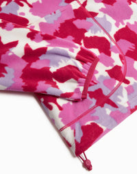 Gym Plus Coffee Snap Polar Fleece In Pink Pop