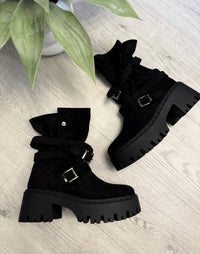 Becki Buckle  Boots In Back