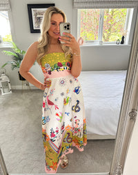 Chantelle Midi Dress In White