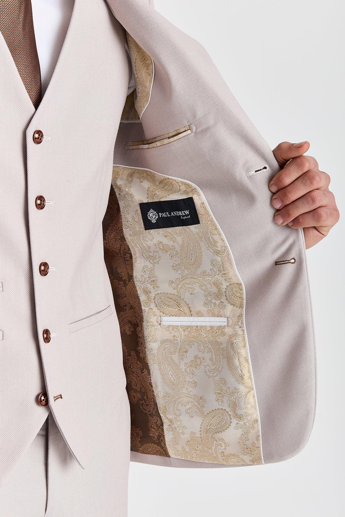 Paul Andrew Mayfair Blazer In Stone