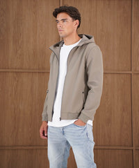 Capo Soft Shell Hood Jacket In Olive