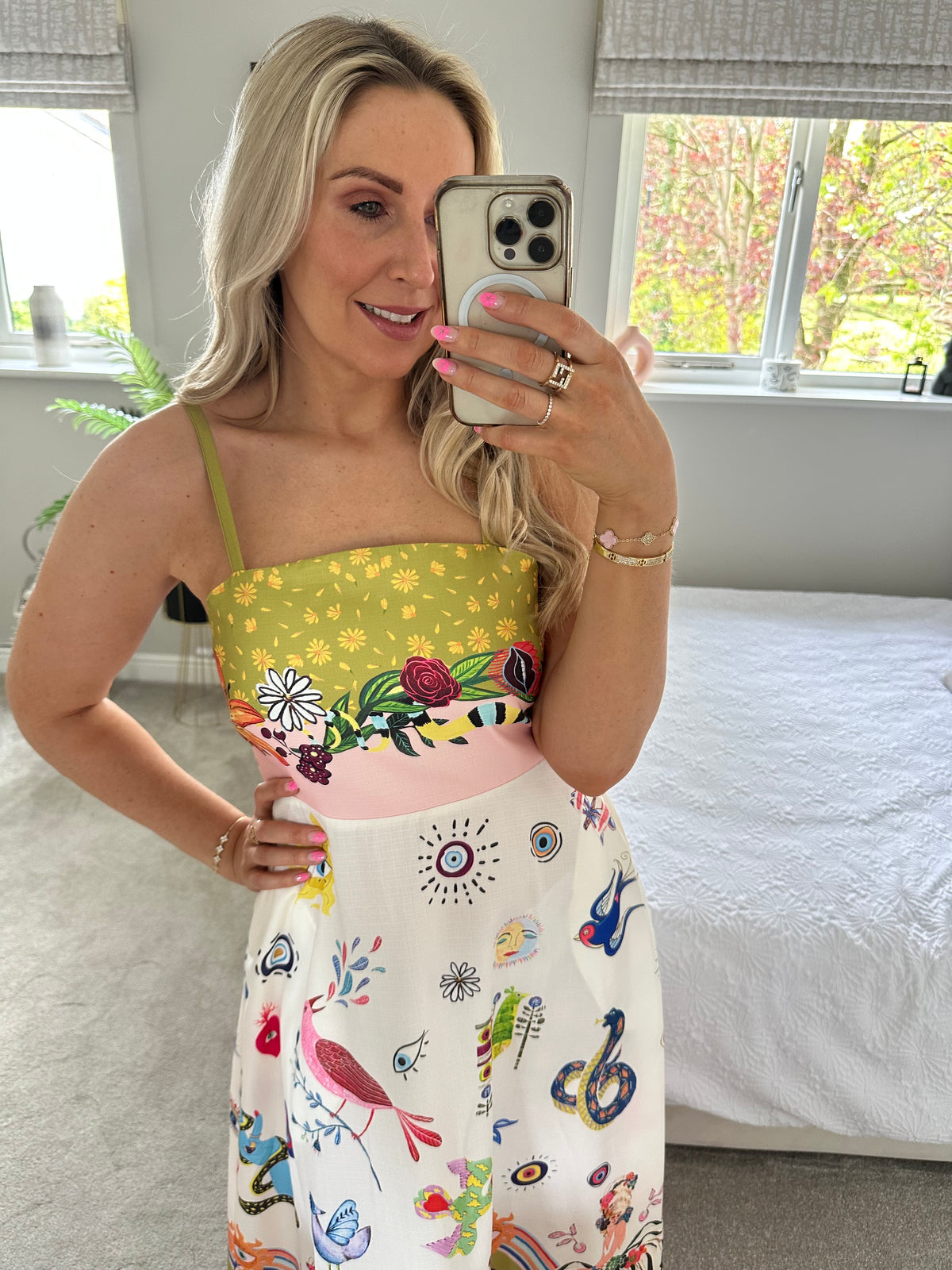 Chantelle Midi Dress In White