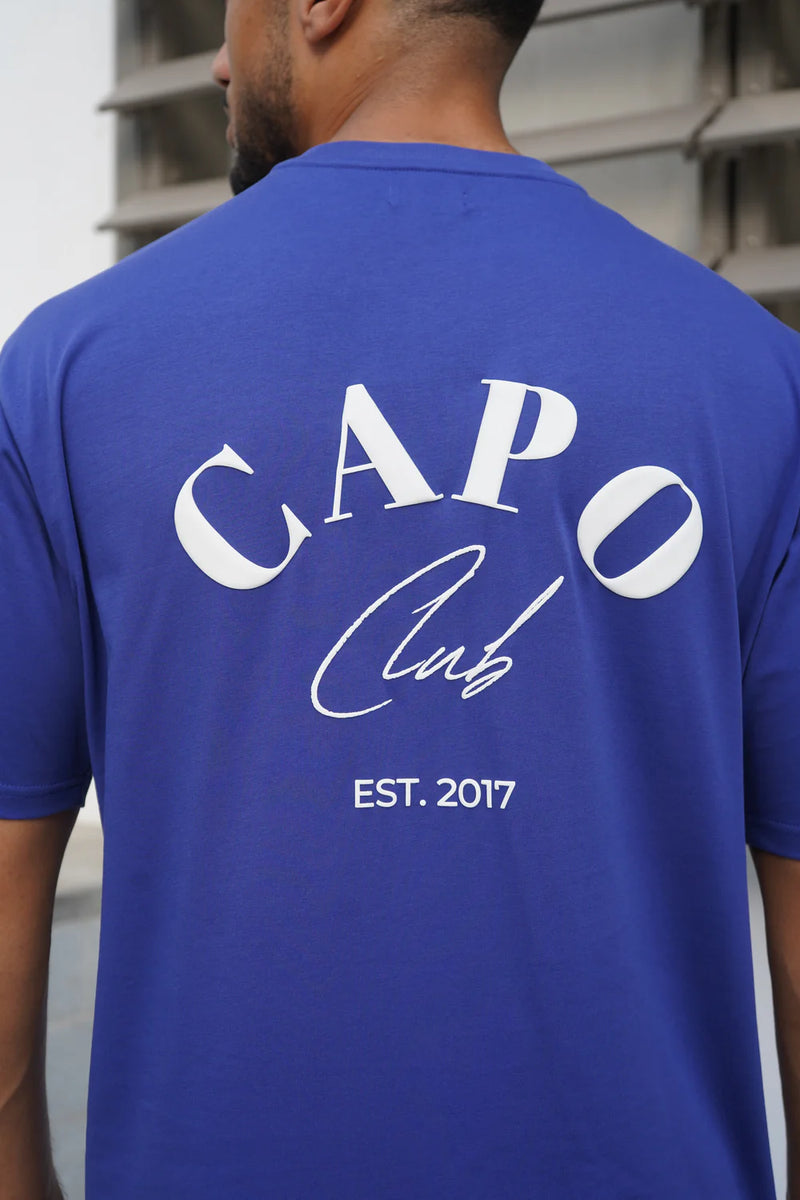 Capo Beach Club T-Shirt In Colbalt Blue