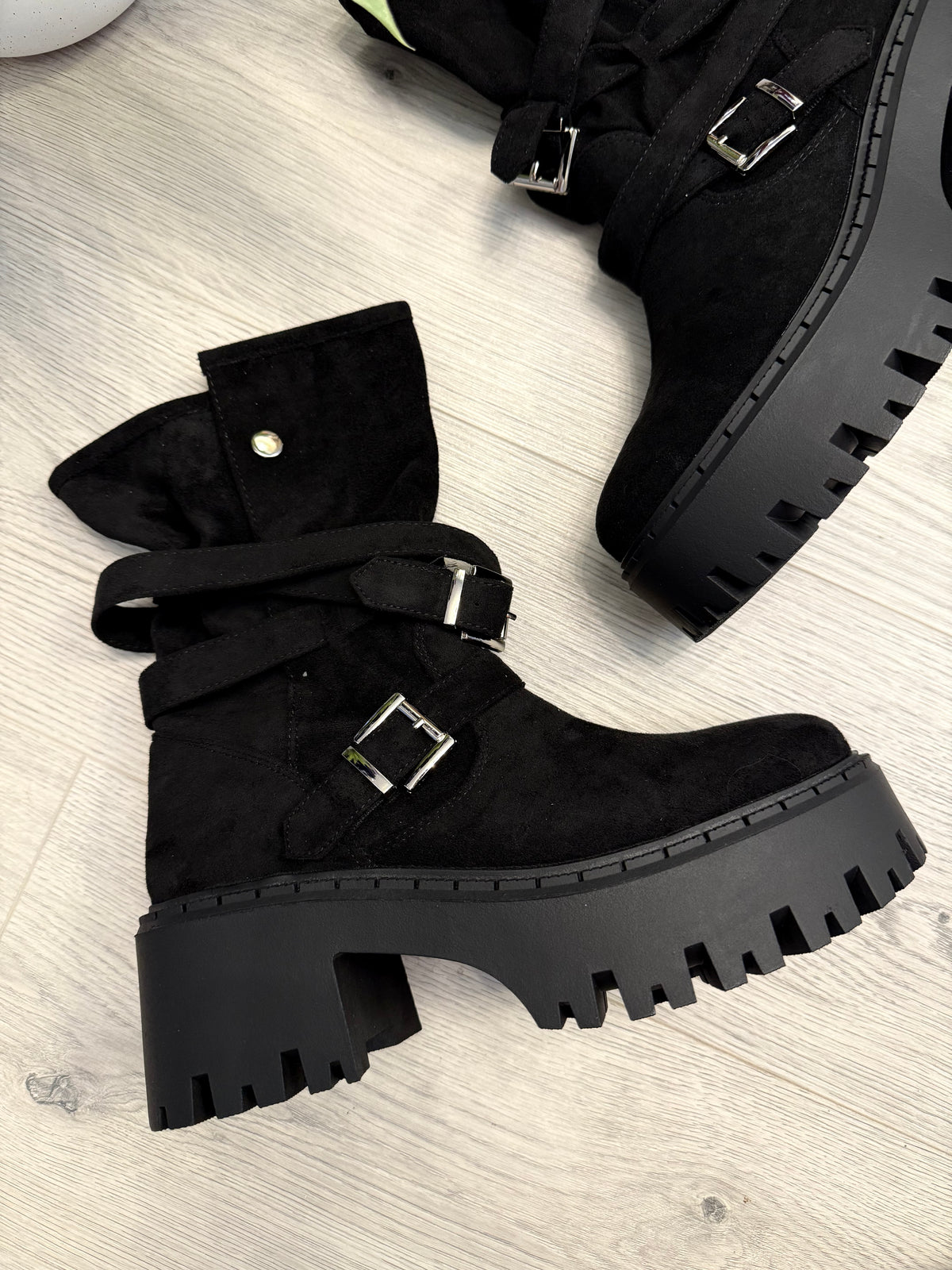 Becki Buckle  Boots In Back