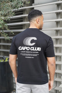 Capo Club Speed T-Shirt In Black/White