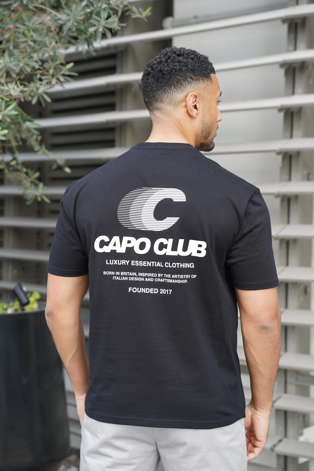 Capo Club Speed T-Shirt In Black/White
