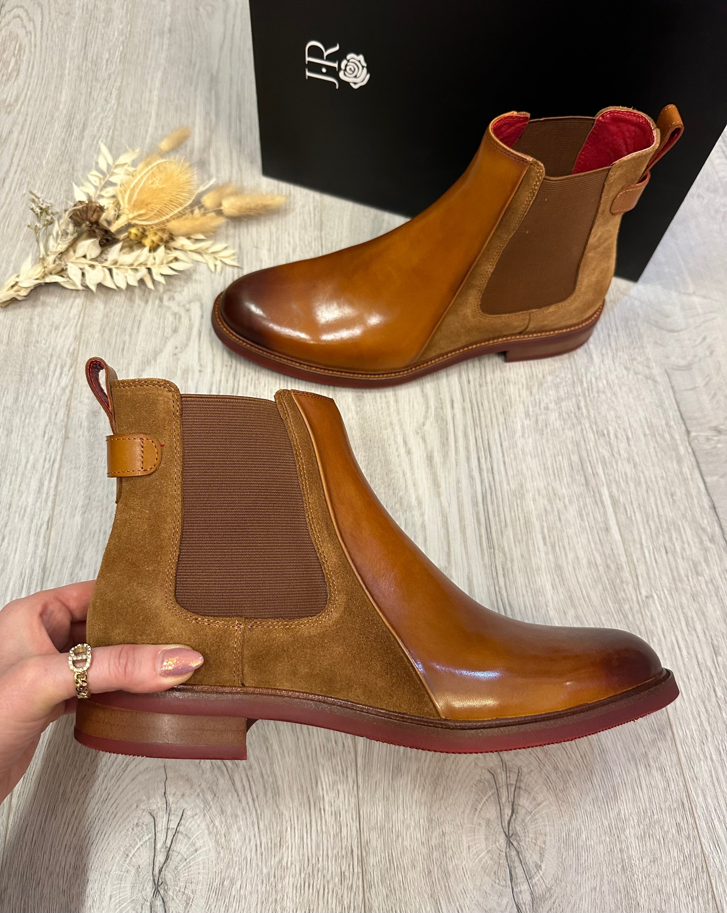 Justin Reess Luiz Boot In Brown – elanclitheroe