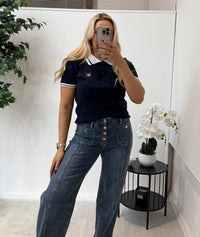 Teddy Polo In Navy