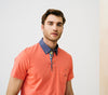 Dario Beltran Polo Shirt In Coral