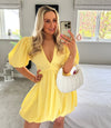 Jenni Mini Dress In Lemon