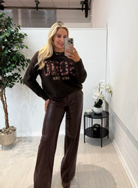 Soho Jumper In Chocolate