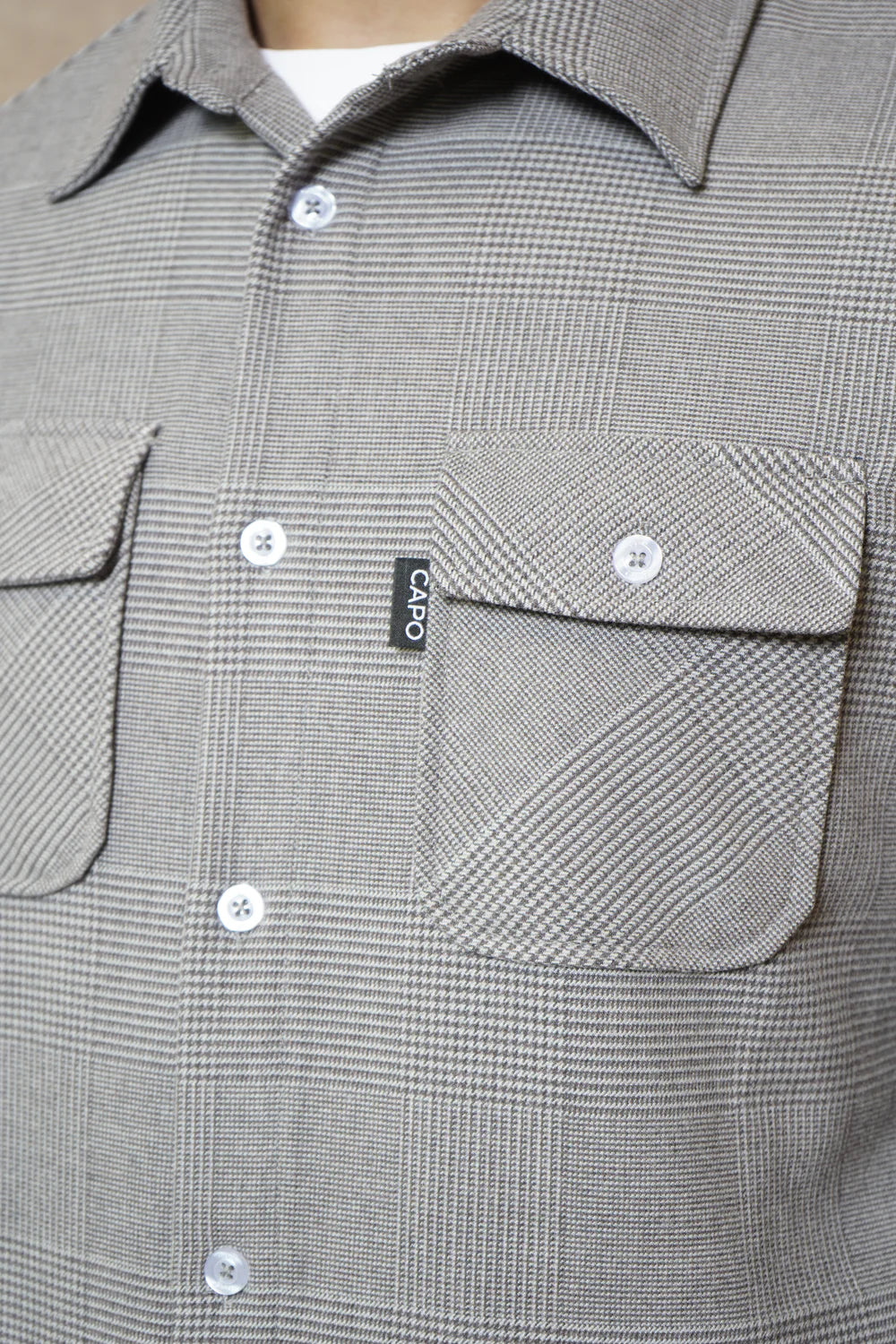 Capo Zack Overshirt In Brown