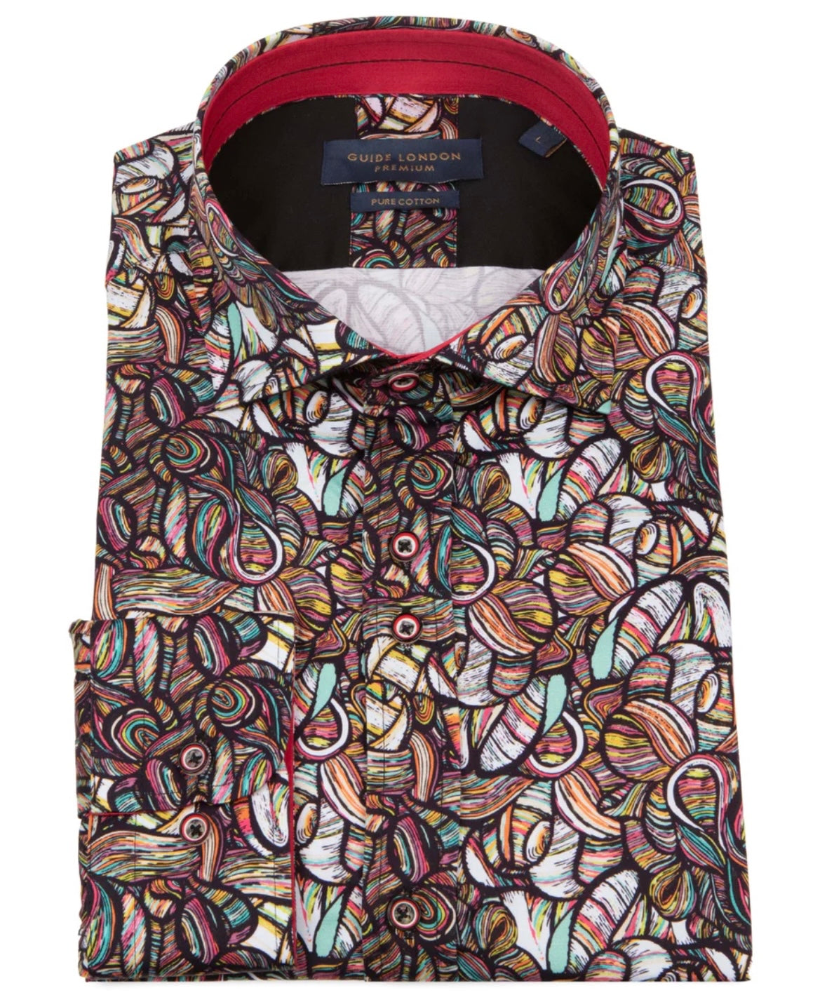 Guide London Statement Shirt In Multi